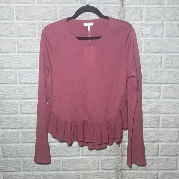 NWT MSRP $258 Joie Iona Wool-Silk Ruffled Sweater Women's Size Large - Picture 5 of 10